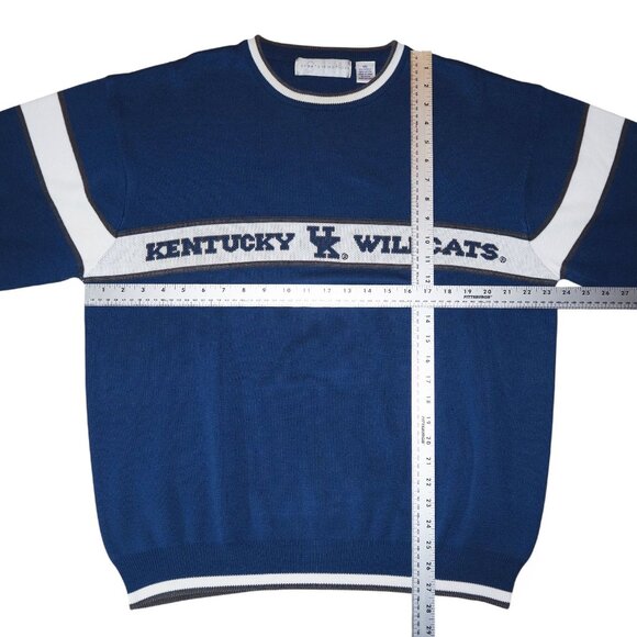 Sports in Motion VTG University of Kentucky Wildcats Sweater Men's XXL Blue - Picture 6 of 8